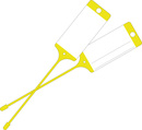 9219-00777 - Material tags neutrally yellow