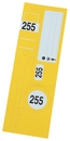 9219-00951 - Guide Number Light key tag set yellow