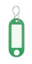 9219-01384-030 - Keyring with S-hook single green