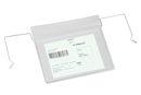 9219-10003 - Wire hanger pocket with cover transparent