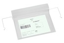 9219-10005 - Wire hanger pocket with cover transparent