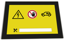 9220-00080 - Information card for electric vehicles back