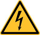 9225-12020-010 - Warning sign "electr. voltage"