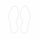 9225-20062-070 - Pictogram Feet for floor marking white