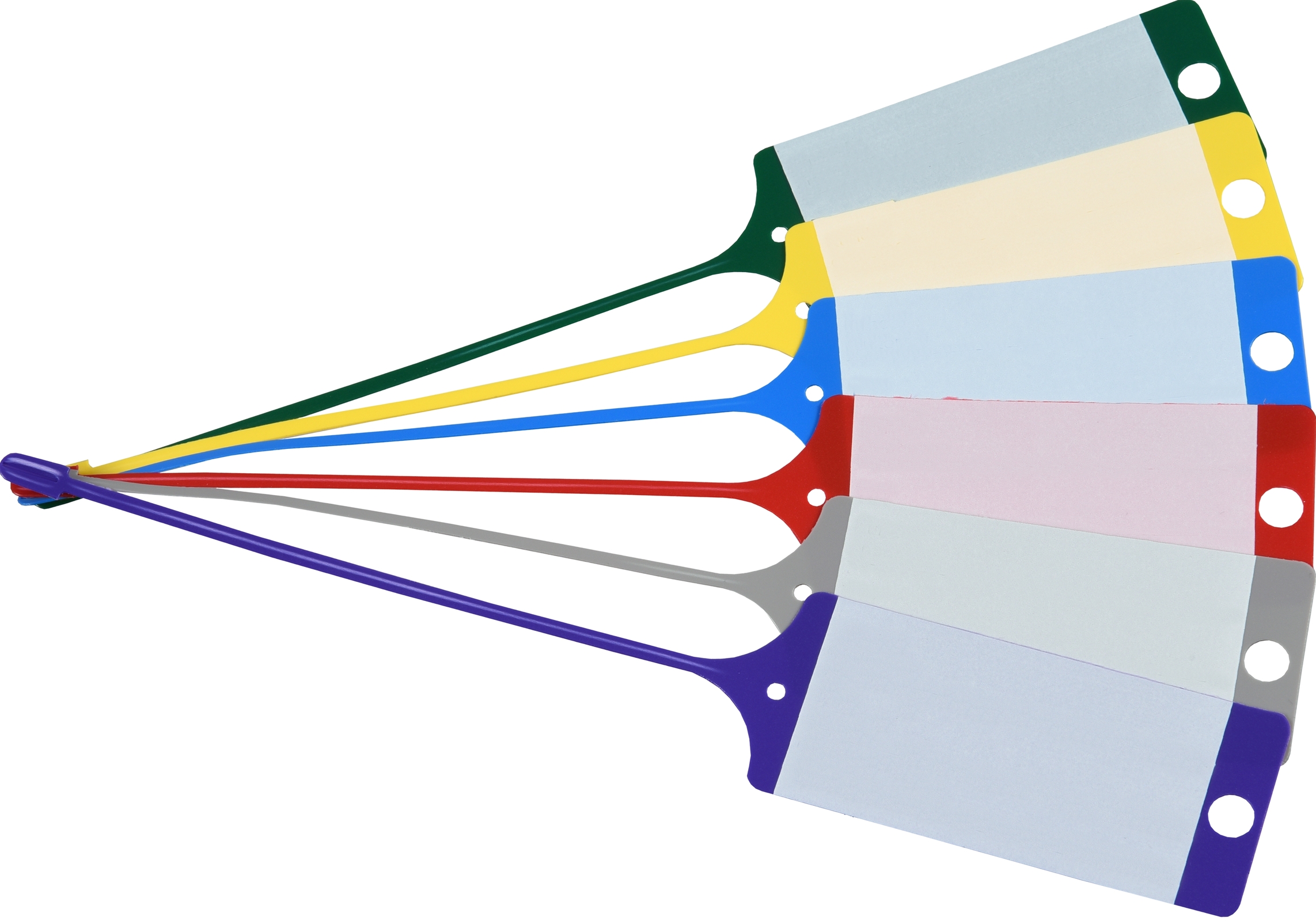 9208-00647-B - PP key tag 6 colors