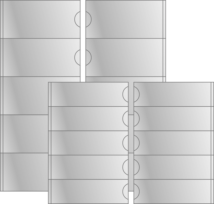 9218-02002 - Self-adhesive file spine pockets Overview
