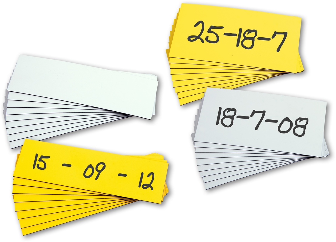 9218-02361 - Magnetic storage label colored overview 9218-02361 - Magnetic storage label colored overview