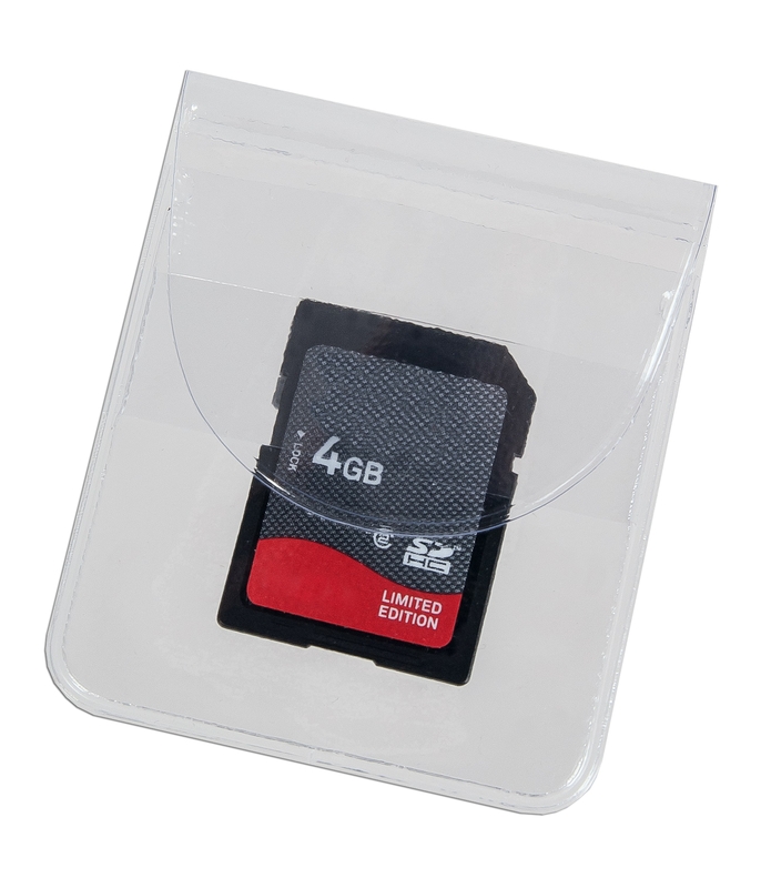 9218-04000 - Self adhesive-memory card bags transparent