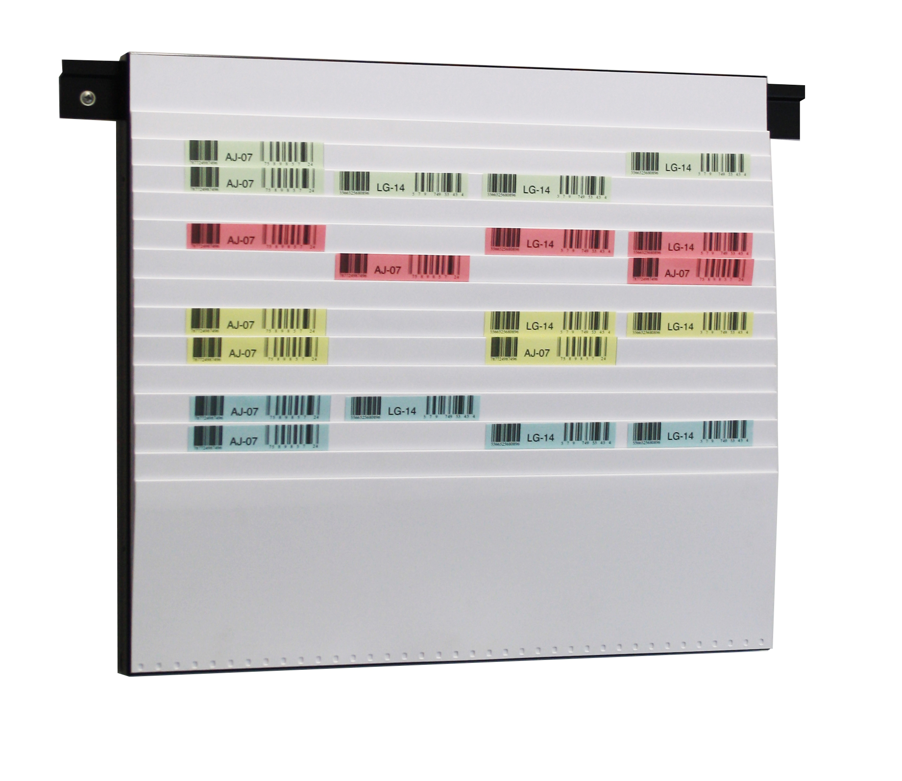 9219-02200 - Document planning board for DIN A5 + A6 14 slots white