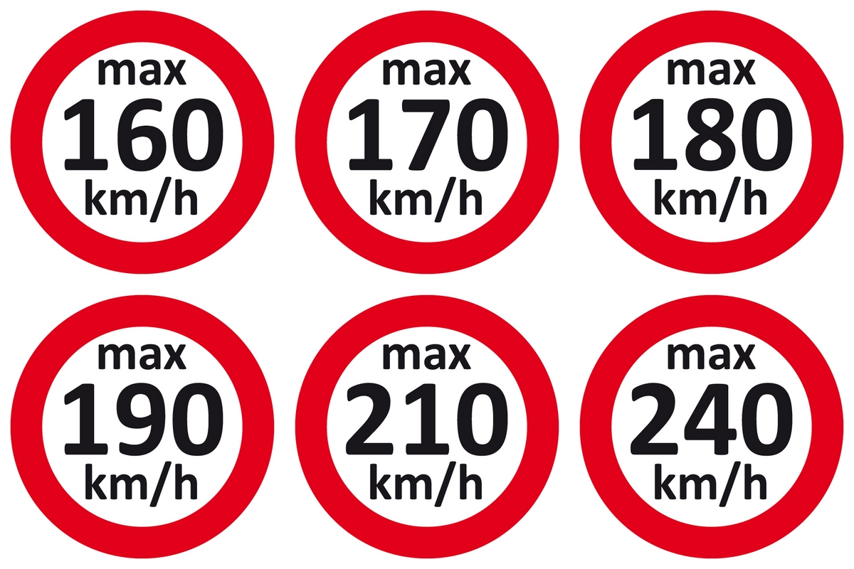 9240-00001 - Speed stickers for the car 9240-00001 - Speed stickers for the car