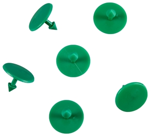 9219-00910 - Push-in fasteners green