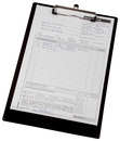 9015-00533 - Clipboard with hook-eye black