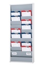 9019-00874 - Workshop planner slim 10 rails with folders lateral
