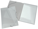 9038-00742 - Flap folder with elastic bands A4 transparent