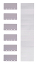 9209-00179 - Locking tab with labelling strips