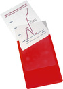 9218-01819-05 - Transparent magnetic pouch DIN A4 red