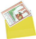 9218-01820-03 - Transparent magnetic pouch DIN A4 yellow