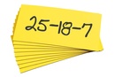 9218-02364 - Magnetic storage label yellow