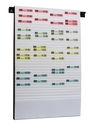 9219-02201 - Document planning board for DIN A5 + A6 32 slots white