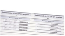 9219-02220 - Self-adhesive transparent strip for document planning boards with stripe