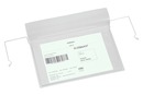 9219-10005 - Wire hanger pocket with cover transparent