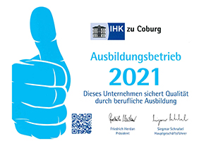 Logo IHK Ausbildungsbetrieb 2021 200px